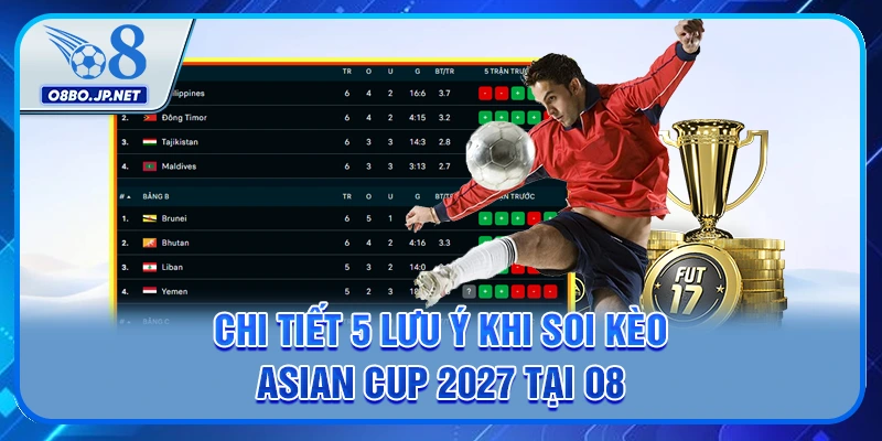 Chi Tiết 5 Lưu Ý Khi Soi Kèo Asian Cup 2027 Tại O8 9 Công cụ hỗ trợ soi kèo Asian Cup 2027 tại O8
